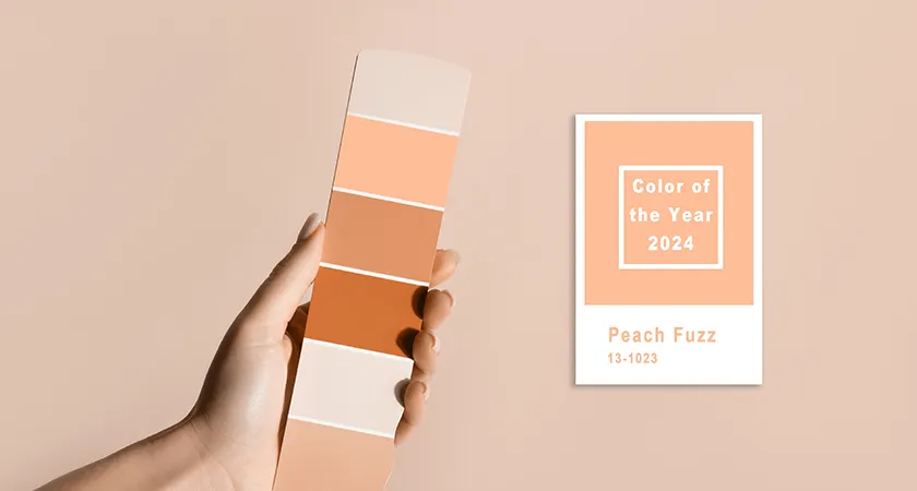 Embracing Elegance Pantone Color Of 2024 Peach Fuzz In Eyewear Trends The Eye Shoppe 0848